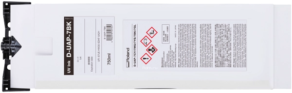 D-UAP-7BK, 750мл, пакет Black, уф-чернила Roland D-UA