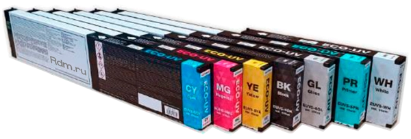 EUV5-5BK, 500мл, картридж Black, уф-чернила Roland ECO-UV5