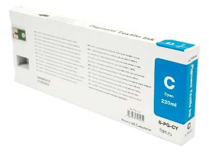 S-PG2-2CY, 220мл, картридж Голубой Pigment DTF рис.1