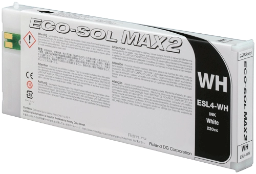 ESL4-WH, 220мл, картридж Белый ECO-Sol MAX2