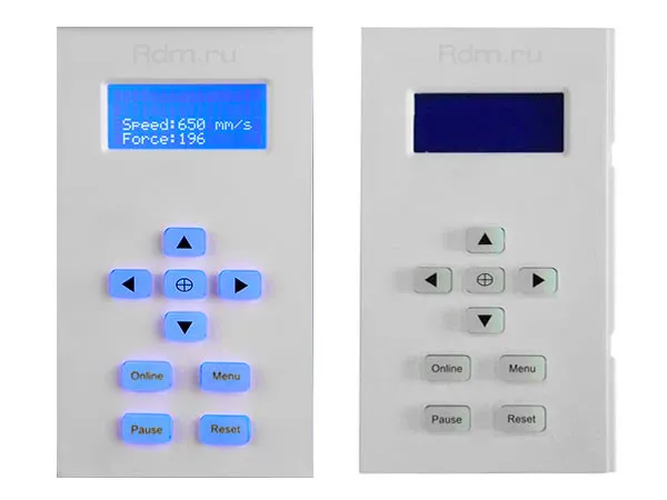 Панель управления и ЖК-дисплей режущего плоттера MC-630F