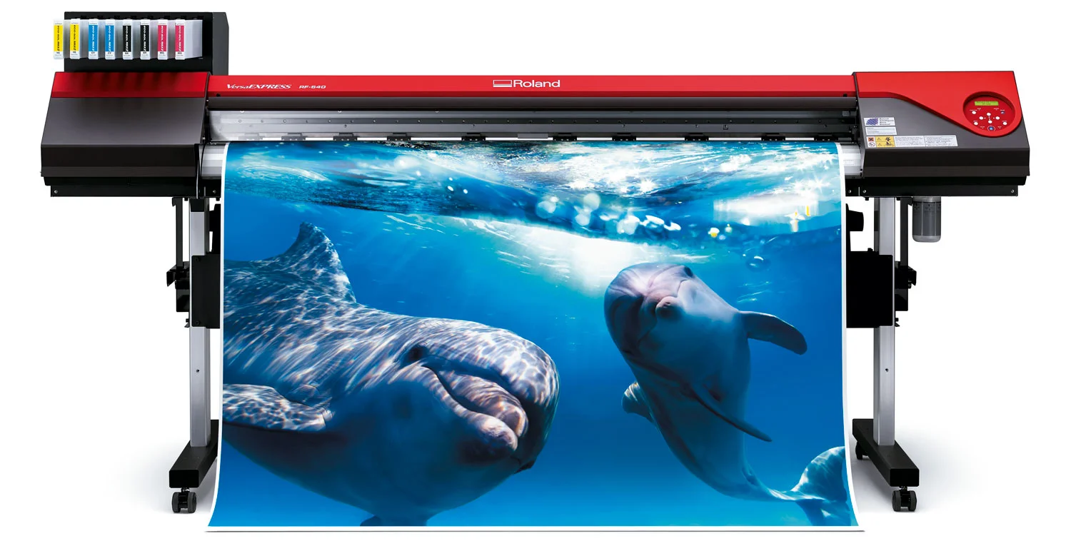 RF-640 - широкоформатный плоттер Roland серии VersaEXPRESS RF-640 - экосольвентный плоттер Roland серии VersaEXPRESS