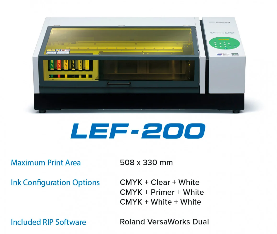 LEF-200 - планшетный уф принтер Roland