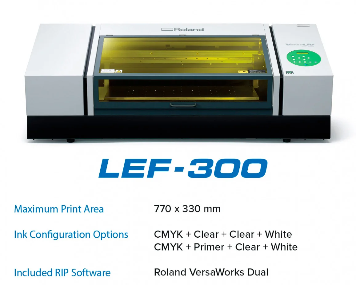 LEF-300 - планшетный уф принтер Roland